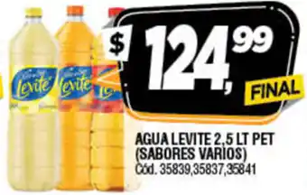 Supermercados Yaguar Levite Agua 2.5lt Pet oferta