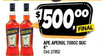 Ape. Aperol 750cc