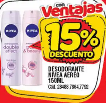 Supermercados Yaguar Nivea desodorante Aero 150ml oferta