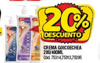 Supermercados Yaguar Crema Goicoechea 200/400ml oferta