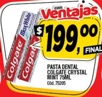 Supermercados Yaguar Colgate Pasta Dental Crystal Mint 75ml oferta