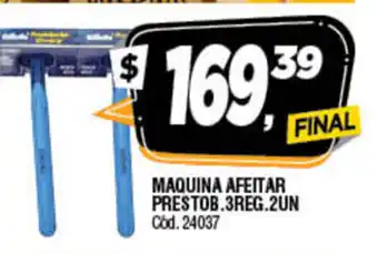 Supermercados Yaguar Maquina Afeitar Prestob 3reg 2un oferta