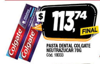 Supermercados Yaguar Colgate Pasta Dental Neutrazucar 70g oferta