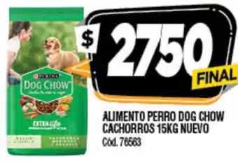 Supermercados Yaguar Dog Chow Alimento Perro Cachorros 15kg oferta