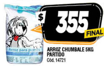 Supermercados Yaguar Arroz Chumbale 5kg Partido oferta