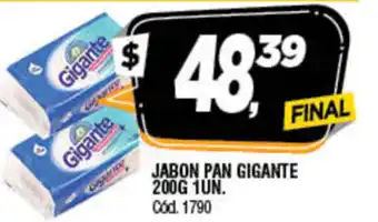Supermercados Yaguar Gigante Jabon Pan 200g 1un oferta