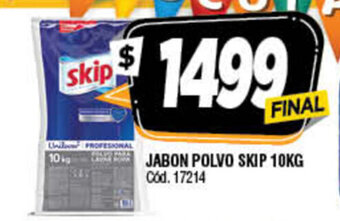 Supermercados Yaguar Skip Jabon Polvo 10kg oferta