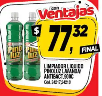 Supermercados Yaguar Limpiador Liquido Pinoluz Lavanda/Antibact 900c oferta