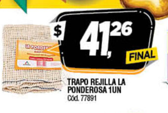 Supermercados Yaguar Trapo Rejilla La Ponderosa 1un oferta