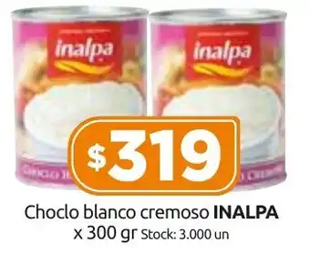 Cordiez Choclo blanco cremoso INALPA x 300 gr oferta