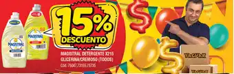Supermercados Yaguar Magistral Detergente x 215 Glicerina/Cremoso oferta