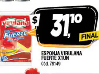 Supermercados Yaguar Esponja Virulana Fuerte x 1un oferta