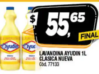 Supermercados Yaguar Ayudin Lavandina 1l clasica Nueva oferta
