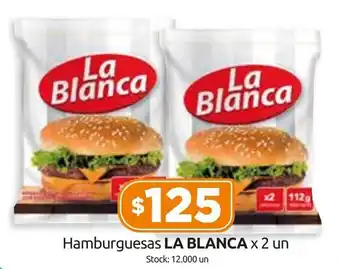 Cordiez Hamburguesas LA BLANCA x 2 un oferta