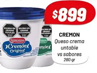 Almacor CREMON Queso crema untable vs sabores 280 gr oferta