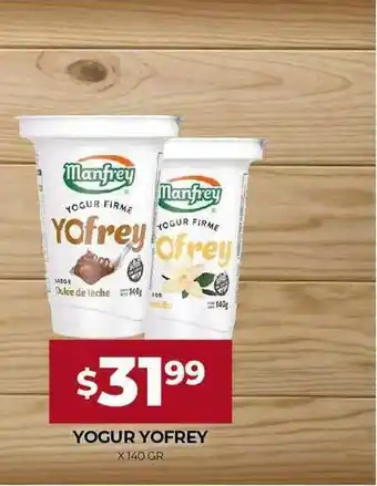 Supermercados Tadicor Yogur Yofrey 140gr oferta