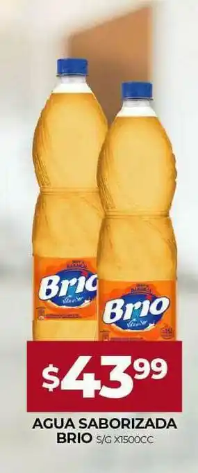 Supermercados Tadicor Agua Saborizada Brio x 1500cc oferta