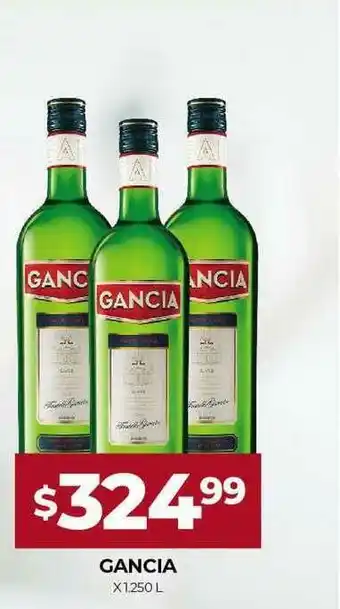Supermercados Tadicor Gancia x 1250l oferta