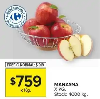 Carrefour Maxi MANZANA X KG. oferta