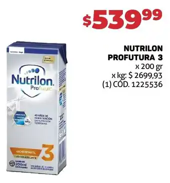 Makro NUTRILON PROFUTURA 3, 200 gr oferta