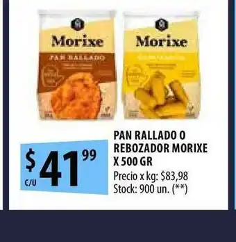 Punto Mayorista Pan Rallado O Rebozador Morixe x 500gr oferta