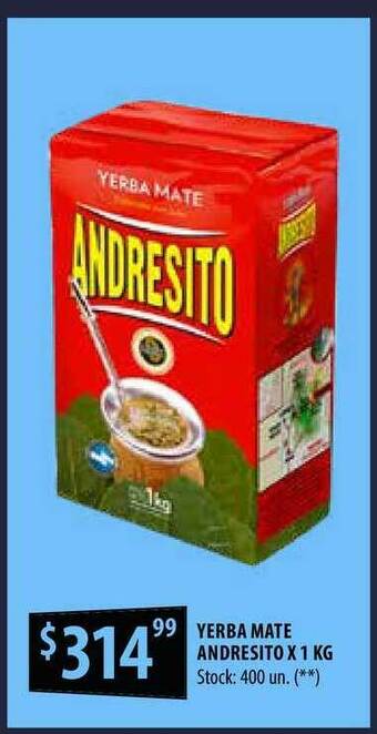 Punto Mayorista Yerba Mate Andresito x 1kg oferta