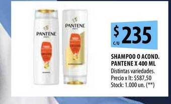 Punto Mayorista Shampoo O Acond. Pantene x 400ml oferta