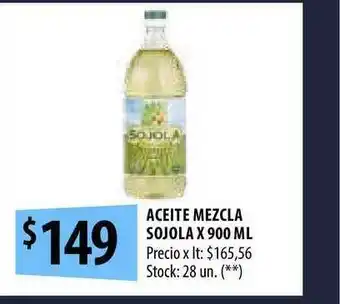 Punto Mayorista Aceite Mezcla Sojola x 900ml oferta