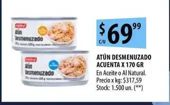 Punto Mayorista Atún Desmenuzado Acuenta x 170gr oferta