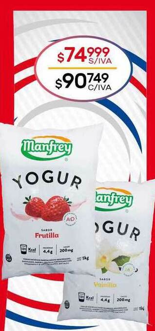 Nini Mayorista Manfrey Yogur oferta