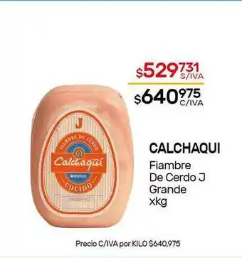 Nini Mayorista Calchaqui Fiambre De Cerdo J Grande oferta