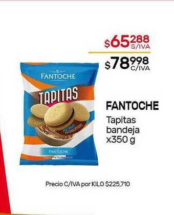 Nini Mayorista Fantoche Tapitas Bandeja x 350g oferta