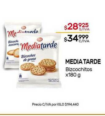 Nini Mayorista Media Tarde Bizcochitos x 180g oferta