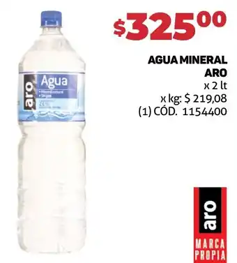 Makro AGUA MINERAL ARO x 2 lt oferta