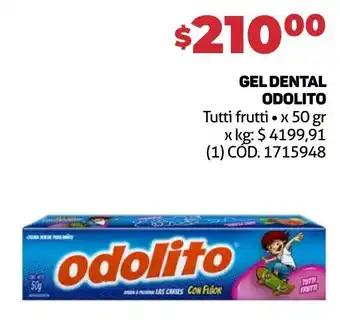 Makro GEL DENTAL ODOLITO Tutti frutti x 50 gr oferta