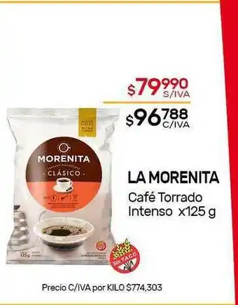 Nini Mayorista La Morenita Café Torrado Intenso x 125g oferta