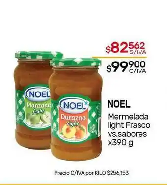 Nini Mayorista Noel Mermelada Light Frasco Vs.Sabores x 390g oferta