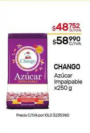 Nini Mayorista Chango Azúcar Impalpable x 250g oferta
