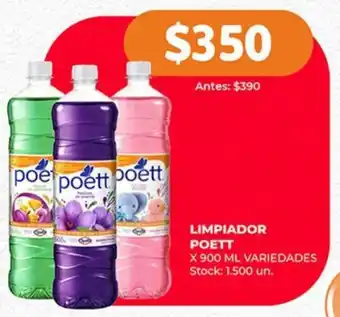 Supermercados Tadicor LIMPIADOR POETT X 900 ML VARIEDADES oferta
