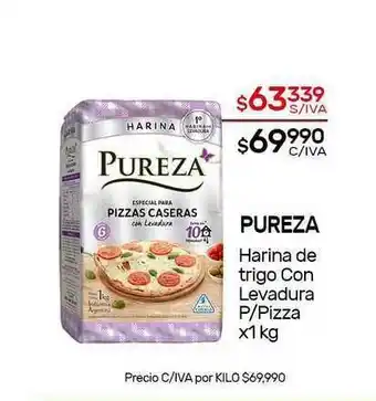 Nini Mayorista Pureza Harina De Trigo Con Levadura P-Pizza x 1kg oferta
