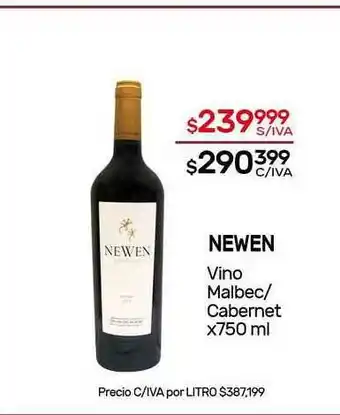 Nini Mayorista Newen Vino Malbec- Cabernet x 750ml oferta