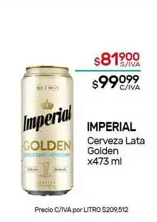 Nini Mayorista Imperial Cerveza Lata Golden x 473ml oferta