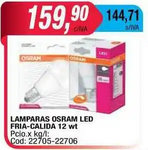 Maxiconsumo Osram Lamparas LED Fria-Calida 12 Wt oferta