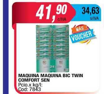 Maxiconsumo Maquina Maquina Bic Twin Comfort Sen oferta