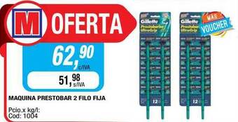 Maxiconsumo Maquina Prestobar 2 Filo Fija oferta