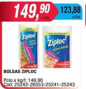 Maxiconsumo Ziploc Bolsas oferta