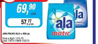 Maxiconsumo Ala Jab.Polvo x 400gr oferta