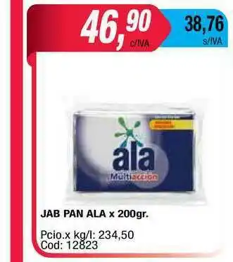 Maxiconsumo Ala Jab Pan x 200gr oferta