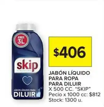 Carrefour Market Skip Jabón Líquido Para Ropa Para Diluir x 500cc oferta