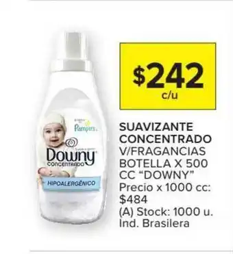 Carrefour Market Downy Suavizante Concentrado V-Fragancias Botella x 500cc oferta